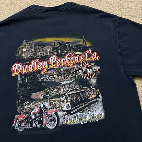 Vintage Harley Davidson Mens San Francisco Graphic T Shirt Size Large - Picture 2 of 5